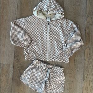 Play x Play Toddler Girls Checkered Shorts and Jacket VGUC